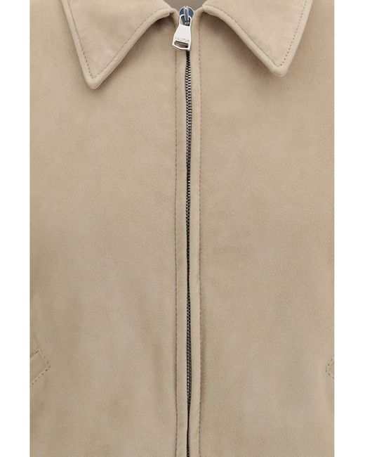 Valstar Natural Bomber Jacket Suede for men