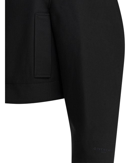 Givenchy Black Lightweight Cropped Jacket