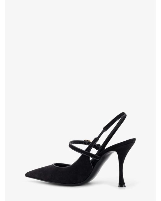Dolce & Gabbana White Leather And Suede Pumps