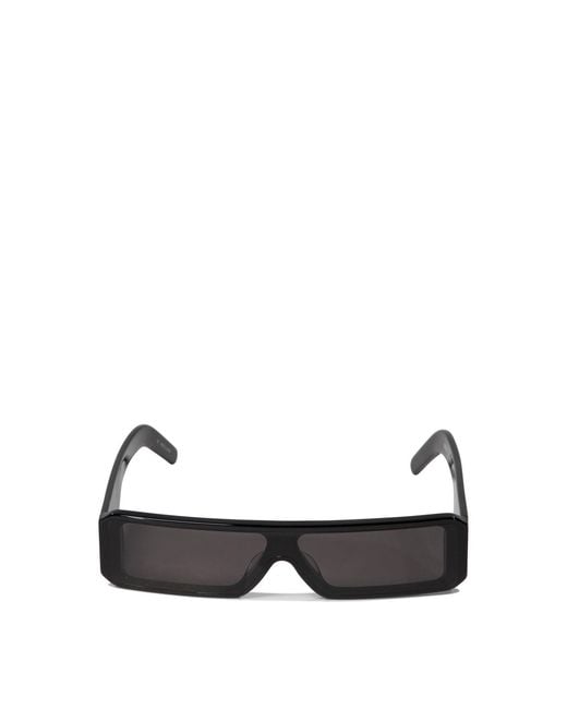 Rick Owens White "Gethshades" Sunglasses for men