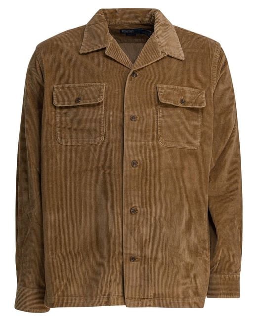 Men's Brown Saharan Overshirt Jacket