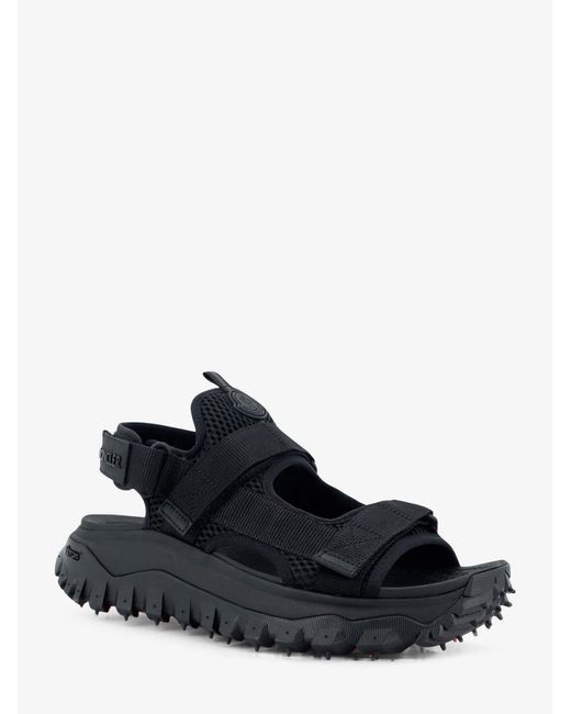 Moncler White Trailgrip Vela Cordura Mesh And Rubber Sandals for men