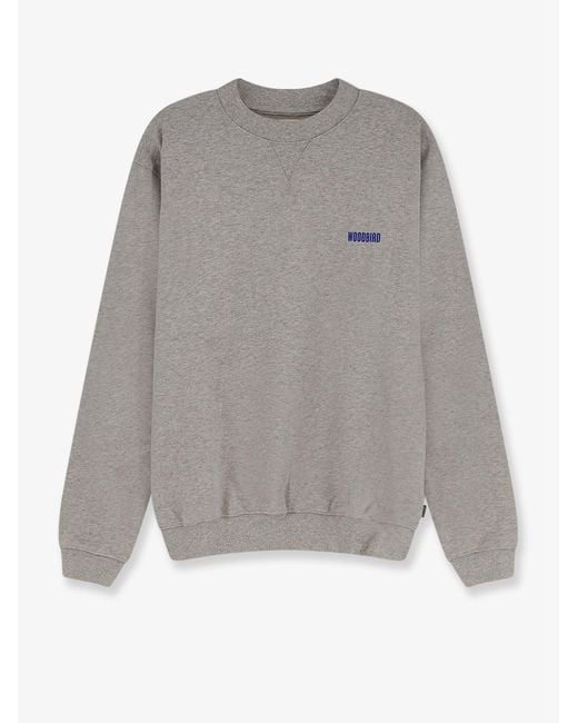 Woodbird Gray Wbcane Lion Cotton T-Shirt for men
