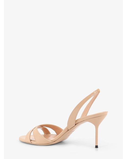 Paris Texas Natural Lidia Patent Leather Sandals