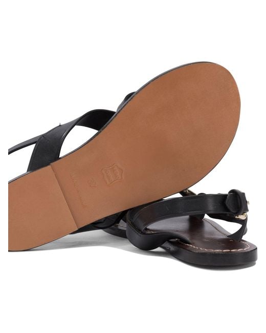 Soeur Black Florence Sandals
