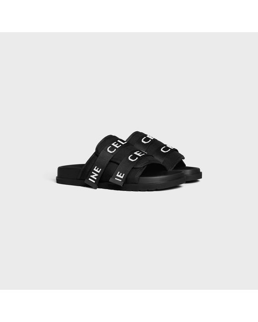 Céline Black Pitea" Sandals