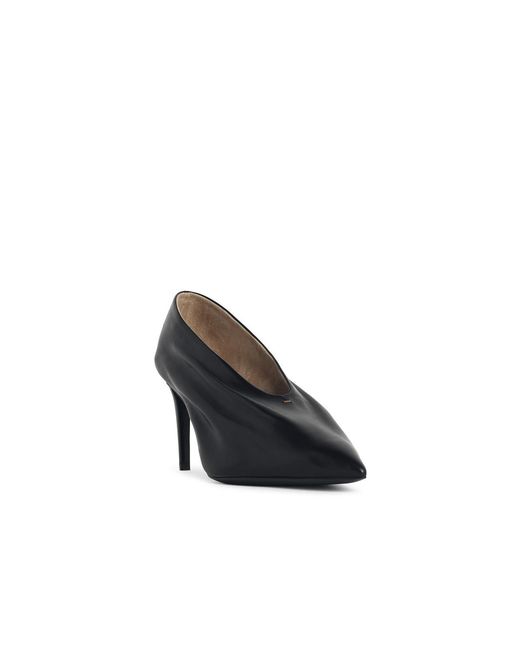 Khaite Black Miriam 85 Leather Pumps