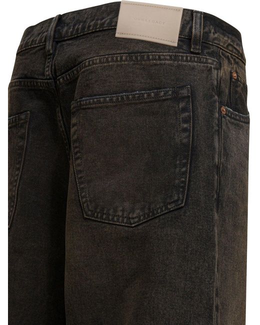 Our Legacy Gray Capri Cut Shorts Brown for men