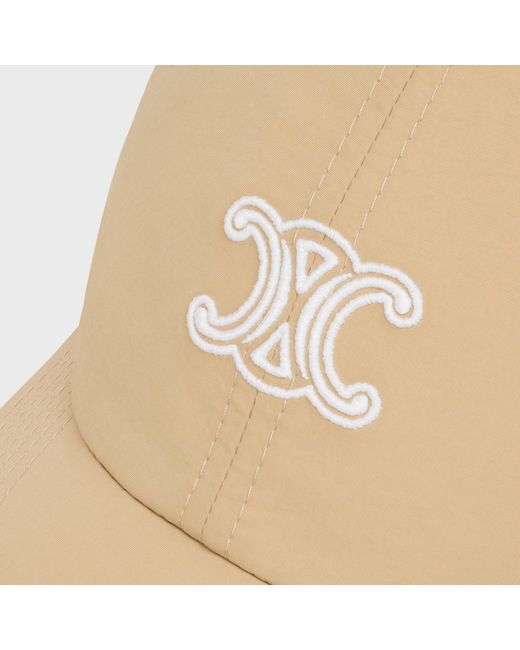 Céline Natural Triomphe Baseball Hat
