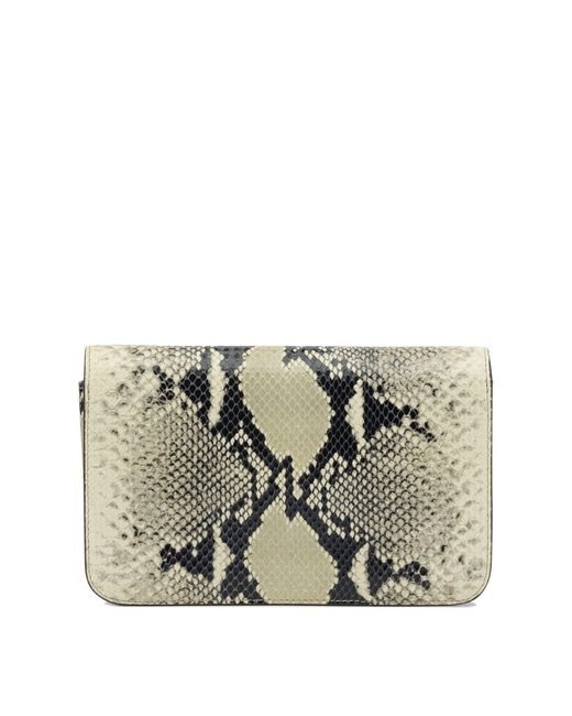 Totême  Gray "T-Lock" Small Shoulder Bag