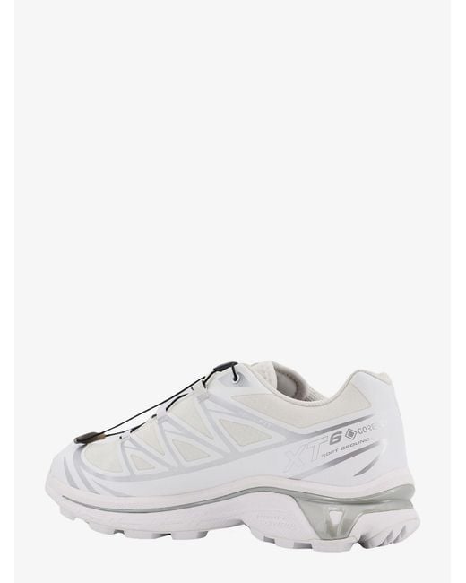 Salomon White Xt-6 Goretex Sneakers for men