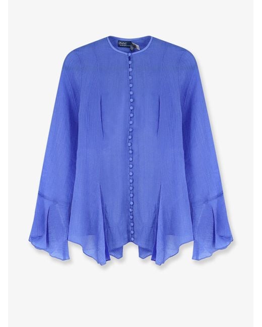 Polo Ralph Lauren Blue Lyocell Shirt