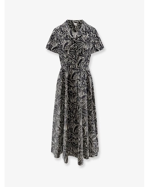 Aspesi White Chemisier Dress Cotton