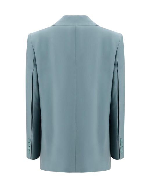 Chloé Blue Double-Breasted Blazer