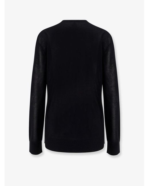 Totême  Black Lyocell Sweater