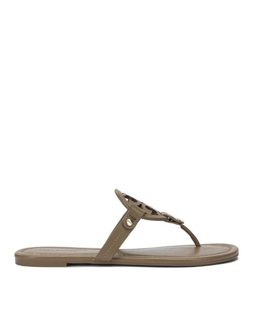 Tory Burch Brown Leather Sandals