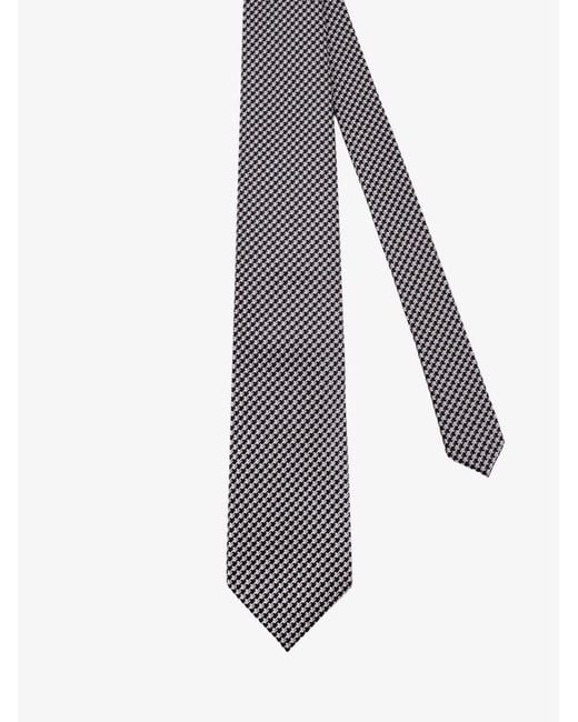 Tom Ford Gray Silk Tie for men