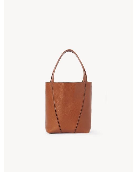 Chloé Brown "Spin" Small Handbag