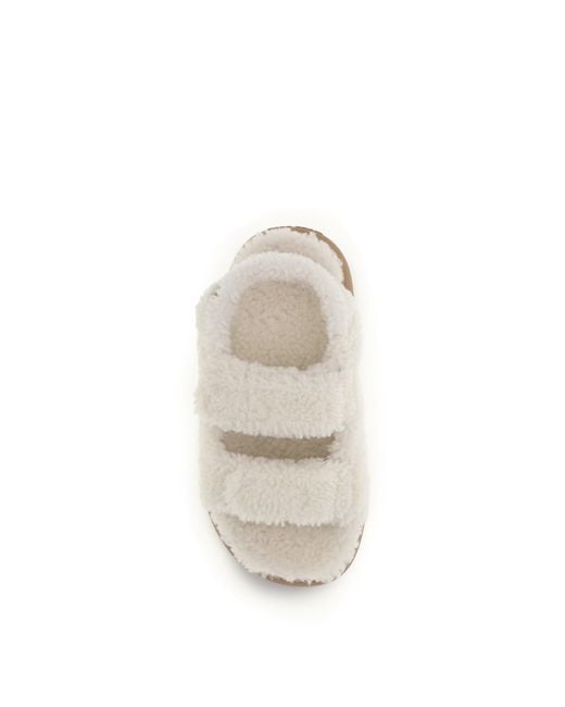 Moon Boot White The Fur-Lined Sandals