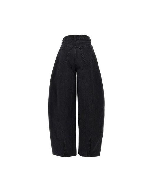 Jacquemus Black Ovalo Denim Pants