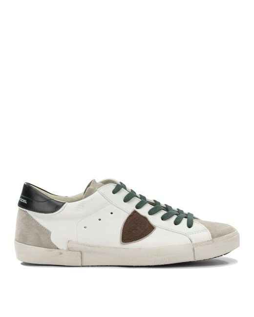 Philippe Model White Sneakers & Slip-On
