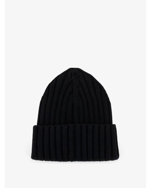 Moncler Black Wool Hat