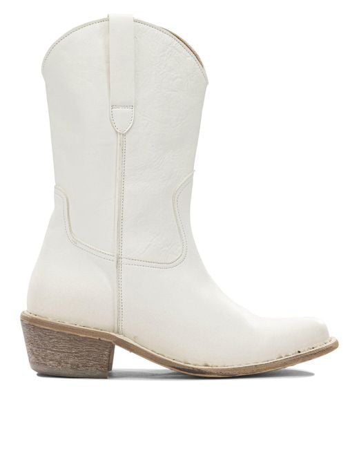 Moma White Boots & Ankle Boots Boots And Ankle Boots