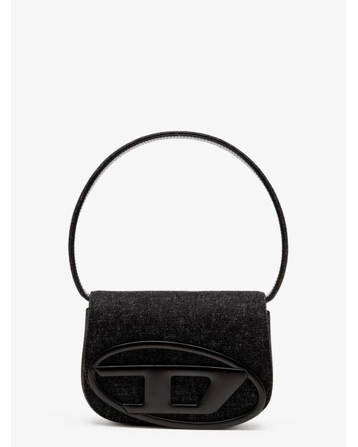 DIESEL Black 1Dr Denim Shoulder Bag