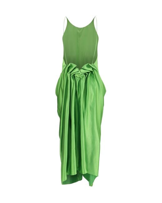 Khaite Green Kent Dress Absinthe