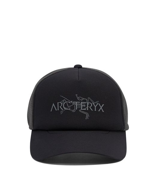 Arc'teryx Black "Brid Word" Trucker Hat for men
