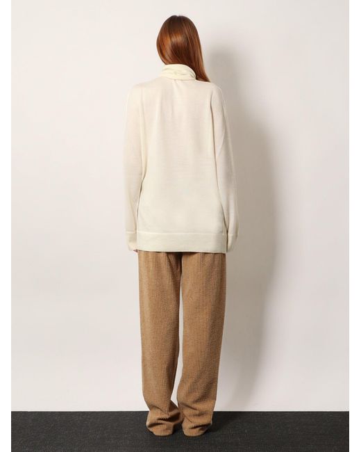 The Row White Cashmere Knitwear