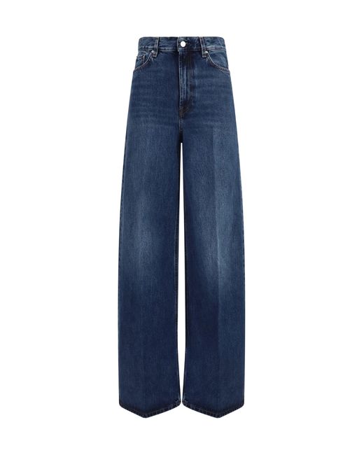 Totême Blue Wide-Leg Denim Jeans