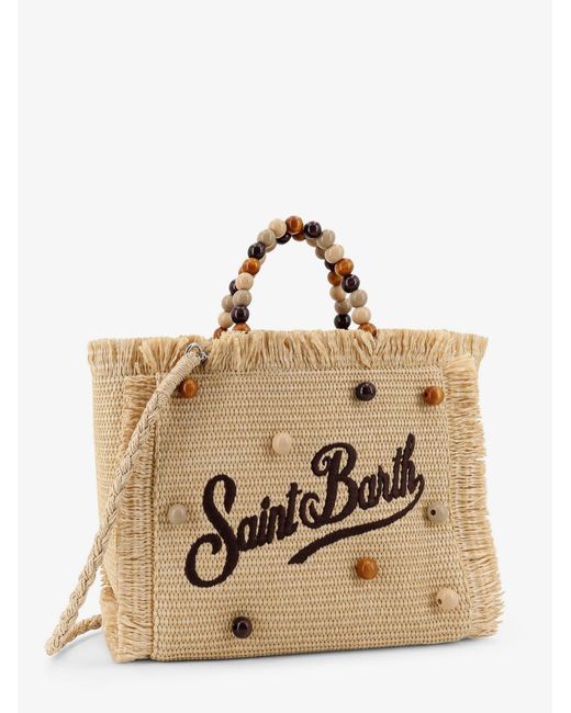 Mc2 Saint Barth Natural Colette Straw Raffia Handbag
