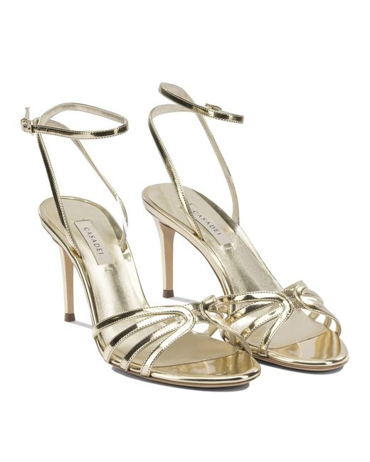 Casadei Metallic Sandals