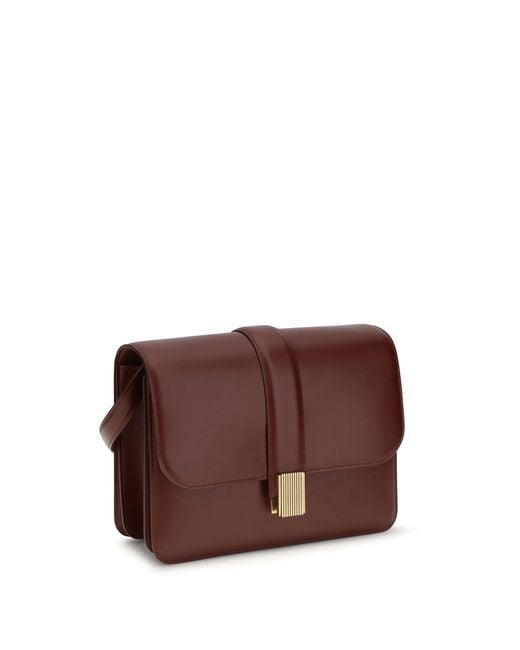 Khaite Purple Shoulder Bag Blake Leather