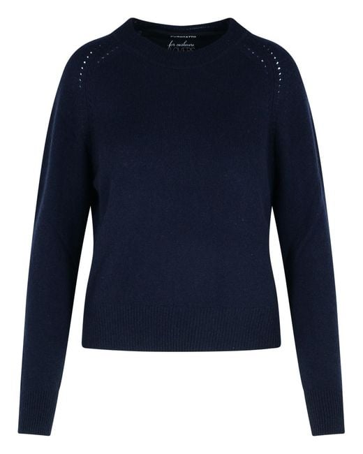 PURO TATTO Blue Cashmere Sweater