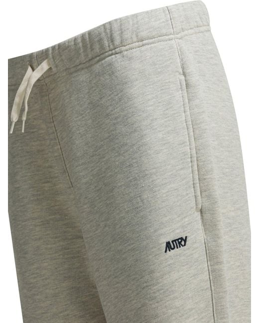 Autry Gray Cotton Trousers