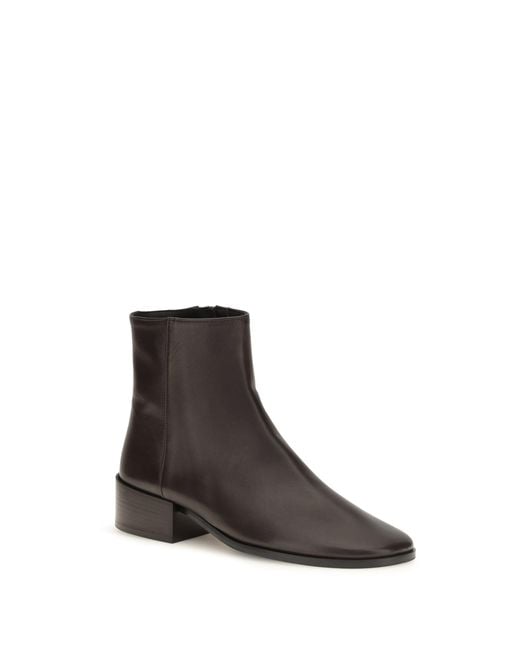 Dear Frances White River Leather Ankle Boots Espresso