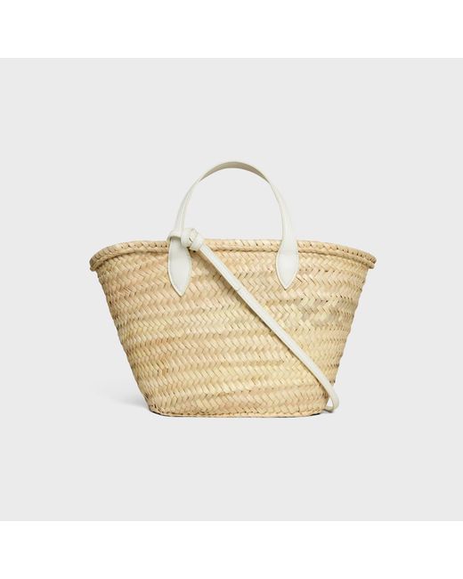 Céline Metallic Triomphe Panier Small Handbag