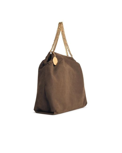 Stella McCartney Brown Stella Mc Cartney 'Tote Falabella' Vegan Lear Bag With Drawstring