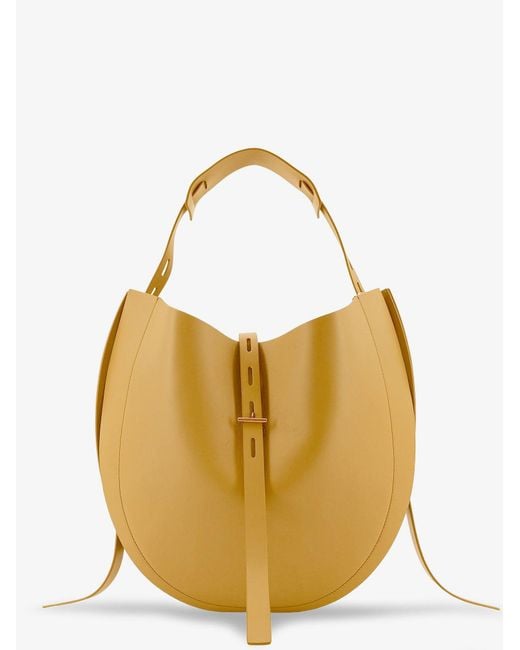 MINOBOSSI Metallic Leather Crossbody Bag