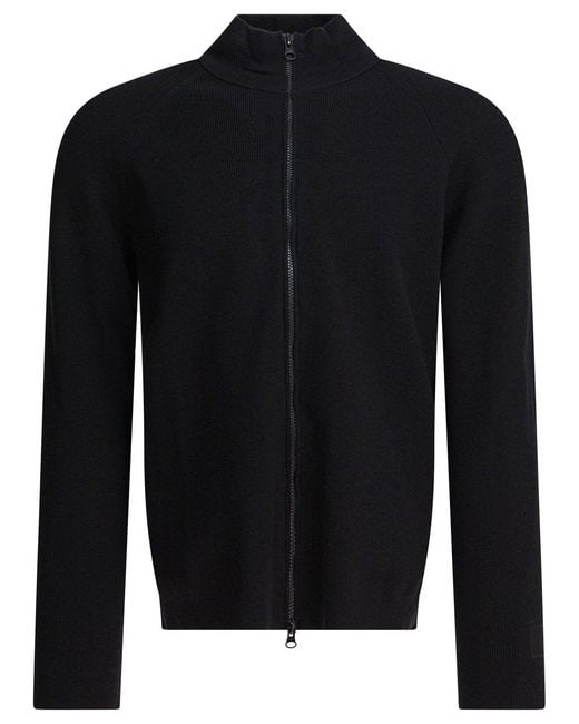 C P Company Black Zipper Sweater for men