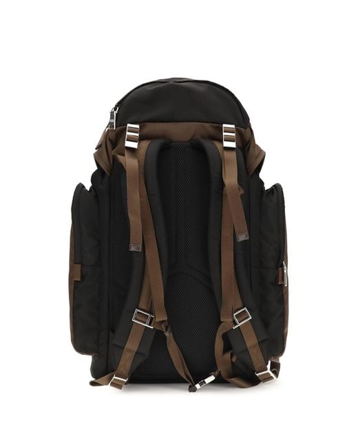Prada Black Re-Nylon Backpack for men