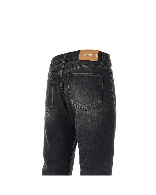 Haikure Black 'Blake' Straight Fit Jeans for men