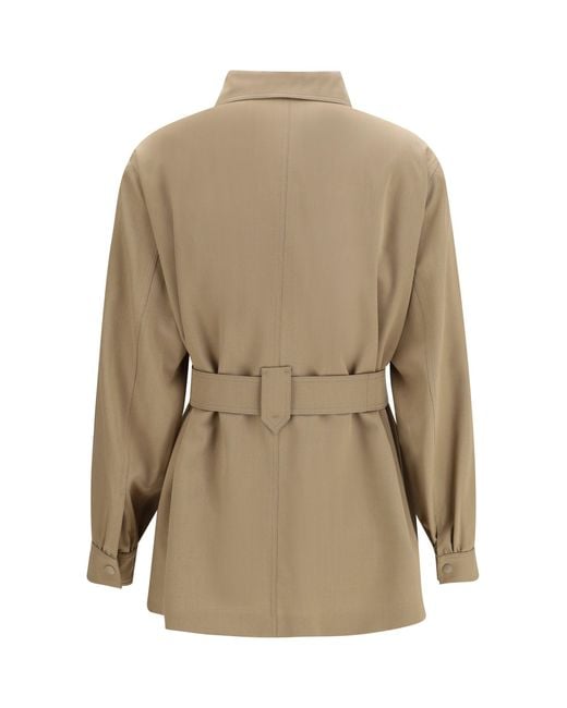 Max Mara Natural Virgin Wool Jacket-Shirt