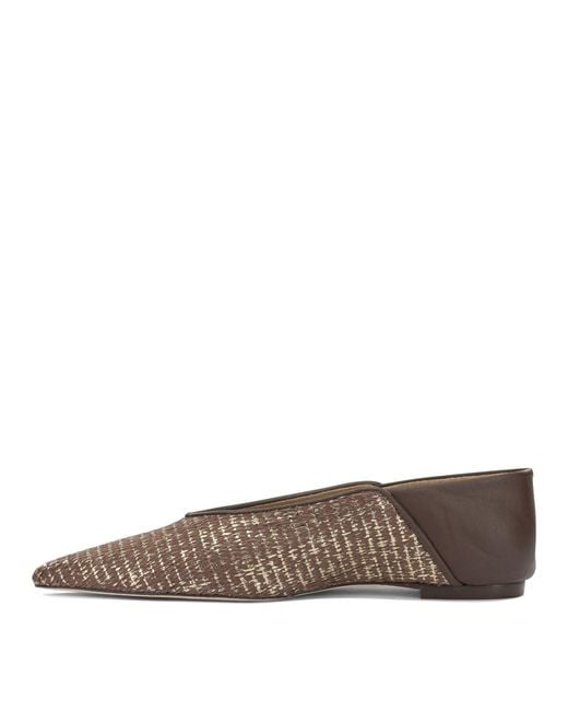 Ammb Milano Brown Leather Ballerinas