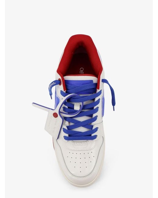 Off-White c/o Virgil Abloh White Off Out Of Office Bubble Arrow Leather Sneakers for men