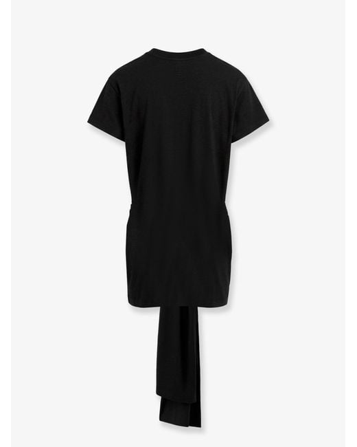 Totême Black Lyocell And Cotton Blend T-Shirt