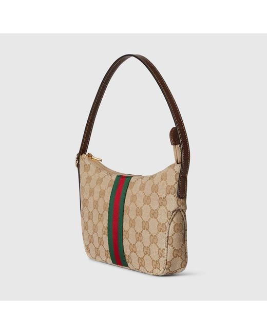 Gucci Brown "Lunetta" Small Handbag