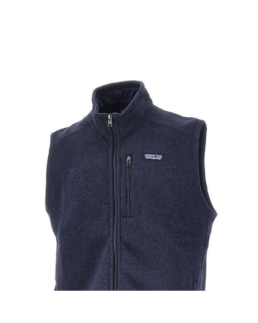 Patagonia Blue 'Better Sweater' Full-Zip Vest for men